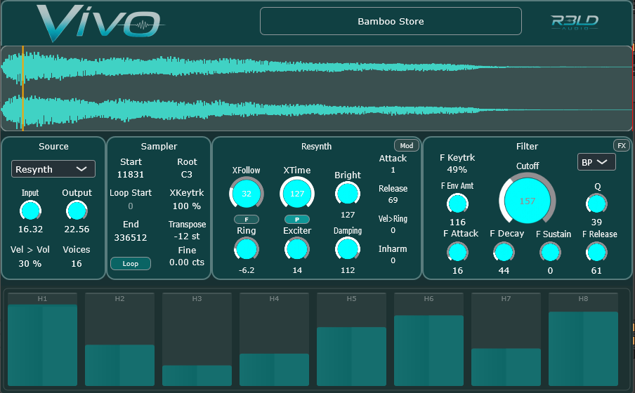RBLD Vivo VST interface
